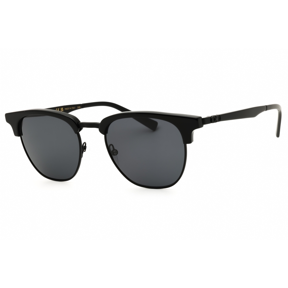 Salvatore Ferragamo SF307S Sunglasses Black Metal Oval